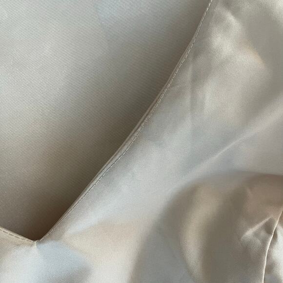 Davids Bridal Nude Black Floral Lace Halter Fit Flare Bridesmaid Midi Dress XS/6 - Picture 13 of 14